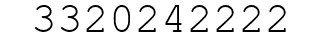 Number 3320242222.