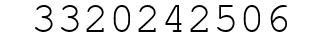 Number 3320242506.