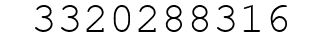 Number 3320288316.
