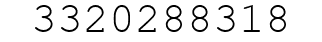 Number 3320288318.