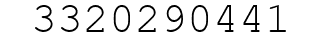 Number 3320290441.