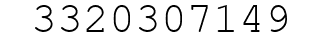 Number 3320307149.