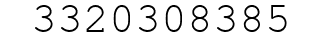 Number 3320308385.