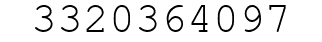 Number 3320364097.
