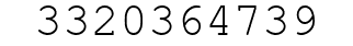 Number 3320364739.