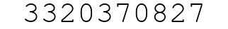 Number 3320370827.
