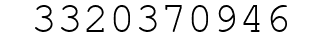 Number 3320370946.