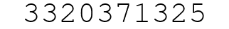 Number 3320371325.