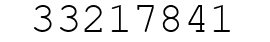 Number 33217841.
