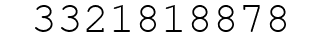 Number 3321818878.