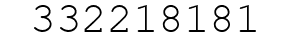 Number 332218181.