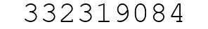 Number 332319084.