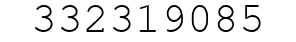Number 332319085.