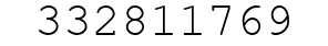 Number 332811769.