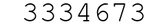 Number 3334673.