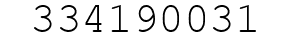 Number 334190031.