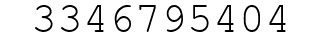Number 3346795404.