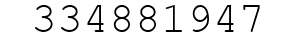 Number 334881947.