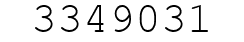 Number 3349031.