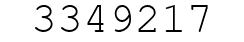 Number 3349217.