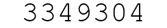 Number 3349304.