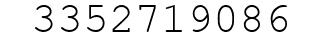 Number 3352719086.