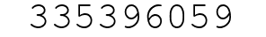 Number 335396059.