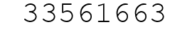 Number 33561663.