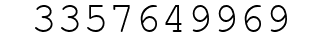 Number 3357649969.