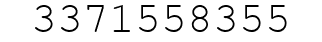 Number 3371558355.
