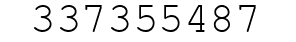 Number 337355487.
