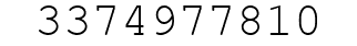 Number 3374977810.