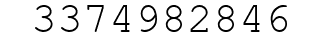 Number 3374982846.