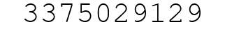 Number 3375029129.