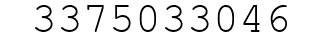 Number 3375033046.
