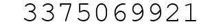 Number 3375069921.