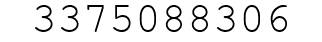 Number 3375088306.