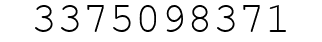Number 3375098371.