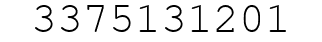 Number 3375131201.