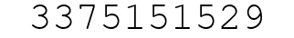 Number 3375151529.