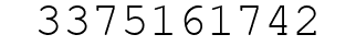 Number 3375161742.