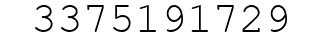 Number 3375191729.