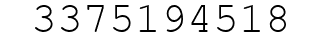 Number 3375194518.