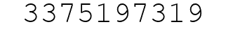 Number 3375197319.