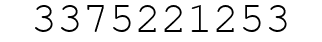 Number 3375221253.