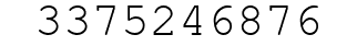 Number 3375246876.