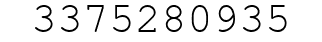 Number 3375280935.