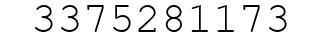 Number 3375281173.