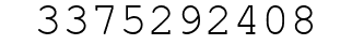 Number 3375292408.