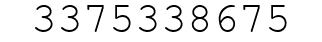 Number 3375338675.